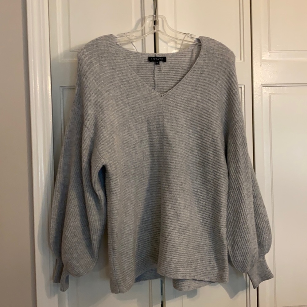 1.State balloon sleeve sweater ladies brand new with tags